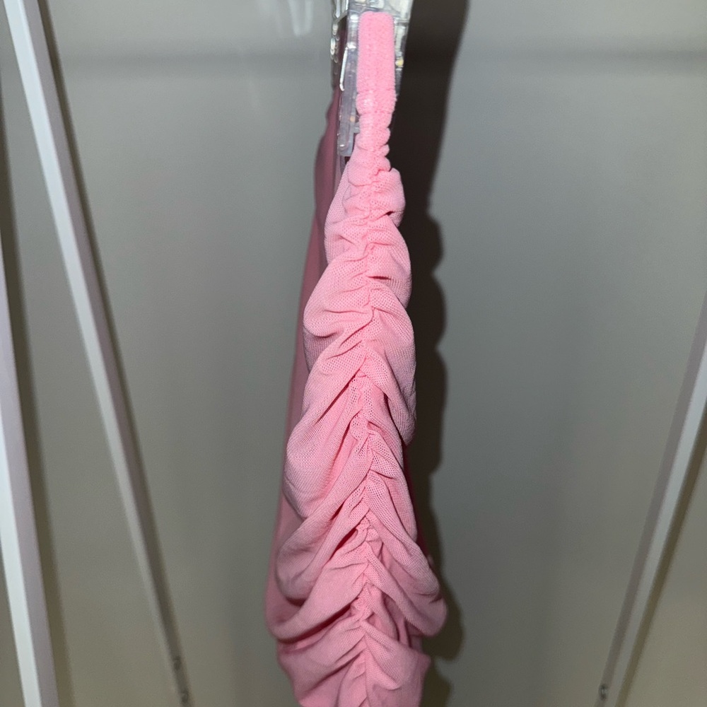 Pink Ruched Skirt - Picture 3 of 3